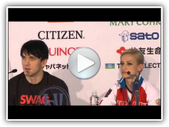 2013 ISU Worlds: Pairs Podium Press Conference Highlights