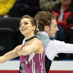 Nathalie PECHALAT / Fabian BOURZAT(FRA)　Programme court
EOS-1D X EF300mm F2.8L IS II USM、F3.5、1/1250sec、ISO3200
(c)M.Sugawara／JapanSports