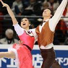 Cathy REED / Chris REED(JPN)　Programme court
EOS-1D X EF300mm F2.8L IS II USM、F3.5、1/1250sec、ISO3200
(c)M.Sugawara／JapanSports