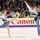 Magdalena KLATKA & Radoslaw CHRUSCINSKI(POL)　Programme court
EOS-1D X EF70-200mm F2.8L IS II USM、F3.2、1/1250sec、ISO3200
(c)M.Sugawara／JapanSports