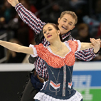 Irina SHTORK / Taavi RAND(EST)　Programme court
EOS-1D X EF300mm F2.8L IS II USM、F3.5、1/1250sec、ISO3200
(c)M.Sugawara／JapanSports