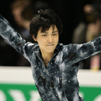 Yuzuru HANYU(JPN)　Programme court
EOS-1D X EF400mm F2.8L IS II USM、F3.2、1/1250sec、ISO3200
(c)M.Sugawara／JapanSports