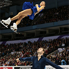 Vera BAZAROVA & Yuri LARIONOV(RUS)　Programme court
EOS-1D X EF70-200mm F2.8L IS II USM、F3.2、1/1250sec、ISO3200
(c)M.Sugawara／JapanSports