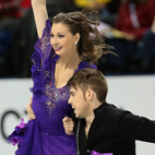 Lucie MYSLIVECKOVA / Neil BROWN(CZE)　Programme court
EOS-1D X EF300mm F2.8L IS II USM、F3.5、1/1250sec、ISO3200
(c)M.Sugawara／JapanSports