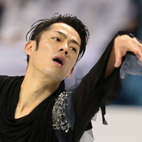 Daisuke TAKAHASHI(JPN)　Programme court
EOS-1D X EF400mm F2.8L IS II USM、F3.2、1/1250sec、ISO3200
(c)M.Sugawara／JapanSports