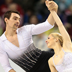 Alexa SCIMECA & Chris KNIERIM(USA)　Programme court
EOS-1D X EF400mm F2.8L IS II USM、F3.2、1/1250sec、ISO3200
(c)M.Sugawara／JapanSports