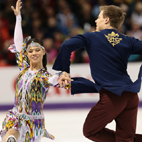 Elena ILINYKH / Nikita KATSALAPOV(RUS)　Programme court
EOS-1D X EF300mm F2.8L IS II USM、F3.5、1/1250sec、ISO3200
(c)M.Sugawara／JapanSports