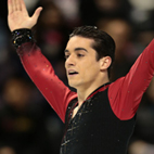 Javier FERNANDEZ(ESP)　Programme court
EOS-1D X EF400mm F2.8L IS II USM、F3.2、1/1250sec、ISO3200
(c)M.Sugawara／JapanSports