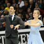 Kaitlyn WEAVER / Andrew POJE(CAN)　Programme court
EOS-1D X EF300mm F2.8L IS II USM、F3.5、1/1250sec、ISO3200
(c)M.Sugawara／JapanSports